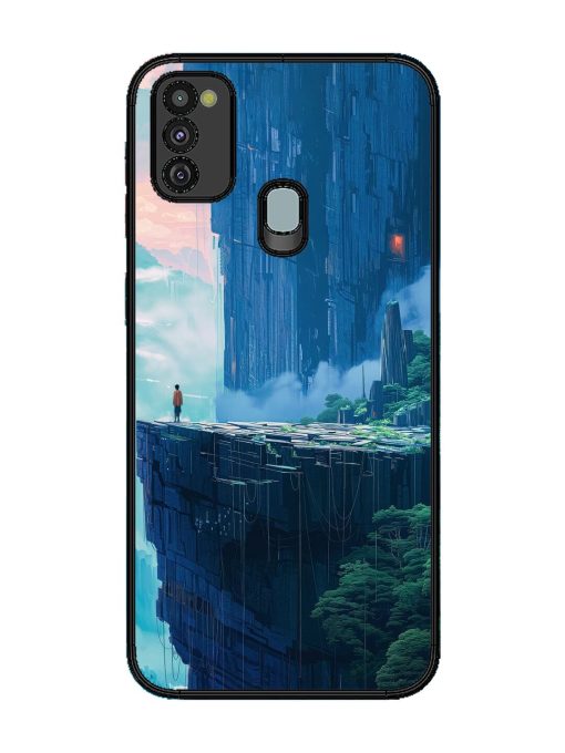 Solitude In The Sky Glossy Soft Edge Case for Samsung Galaxy M21 (4G) Chachhi