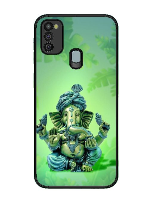 Ganesha, The Remover Of Obstacles Glossy Soft Edge Case for Samsung Galaxy M21 (4G) Chachhi