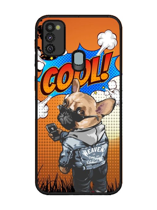 Cool Pup Glossy Soft Edge Case for Samsung Galaxy M21 (4G) Chachhi