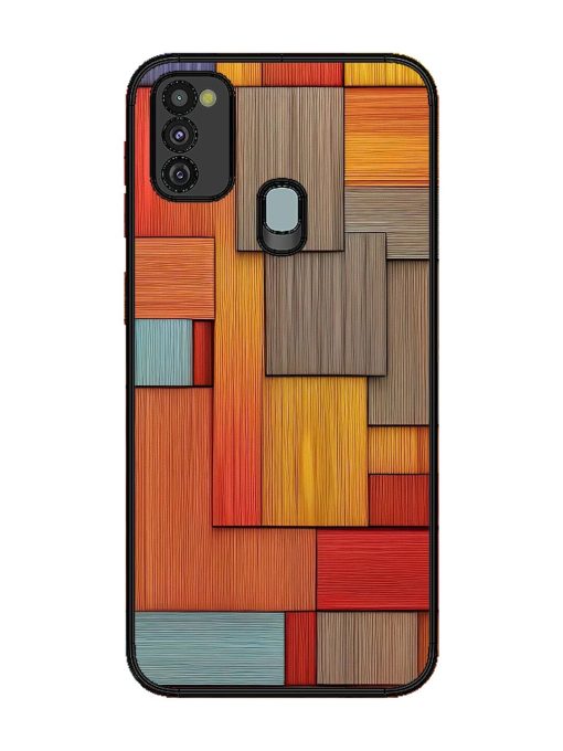 Woodsy Wonders Glossy Soft Edge Case for Samsung Galaxy M21 (4G) Chachhi