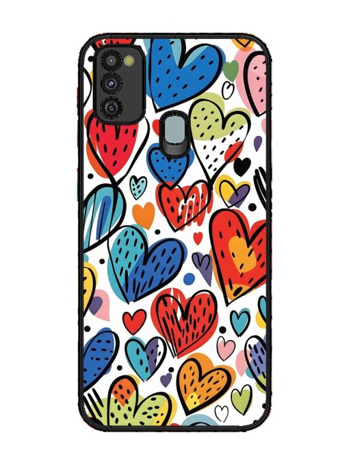 Heartfelt Harmony Glossy Soft Edge Case for Samsung Galaxy M21 (4G) Chachhi