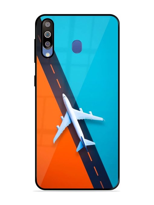 Skyward Bound Glossy Soft Edge Case for Samsung Galaxy M30 Chachhi