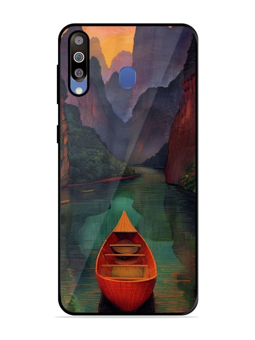 Serene Passage Glossy Soft Edge Case for Samsung Galaxy M30 Chachhi