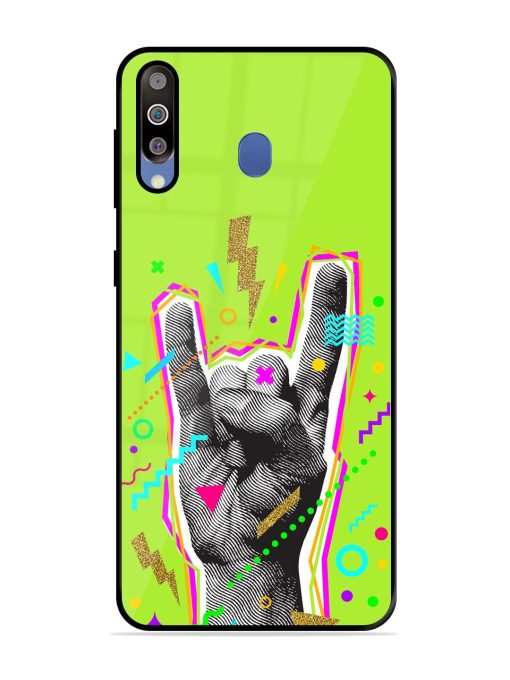 Neon Rock Glossy Soft Edge Case for Samsung Galaxy M30 Chachhi