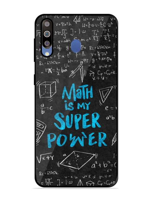 Math Magic Glossy Soft Edge Case for Samsung Galaxy M30 Chachhi