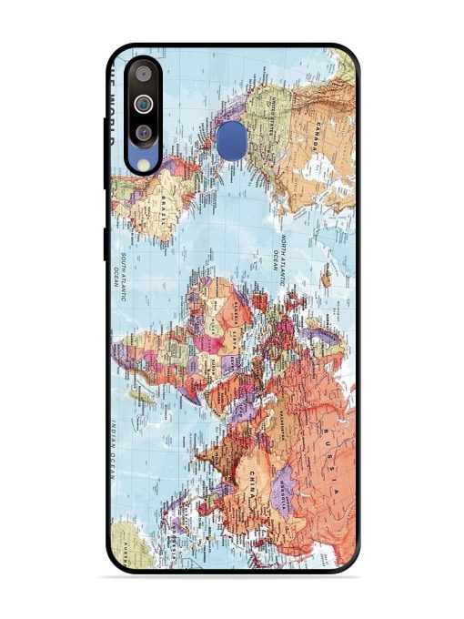 Our Blue Marble Glossy Soft Edge Case for Samsung Galaxy M30 Chachhi