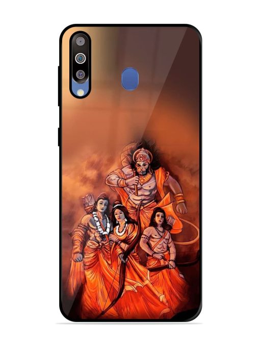 Sita Ram Glossy Soft Edge Case for Samsung Galaxy M30 Chachhi