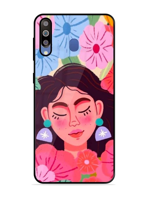 Blooming Serenity Glossy Soft Edge Case for Samsung Galaxy M30 Chachhi