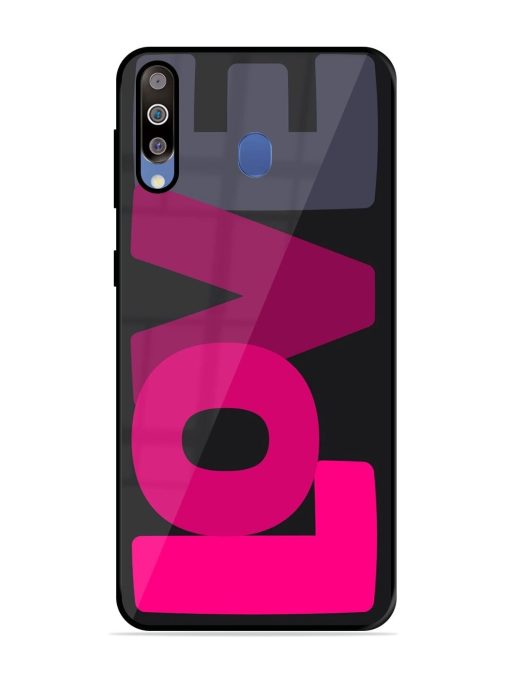 Pixelated Pastel Glossy Soft Edge Case for Samsung Galaxy M30 Chachhi