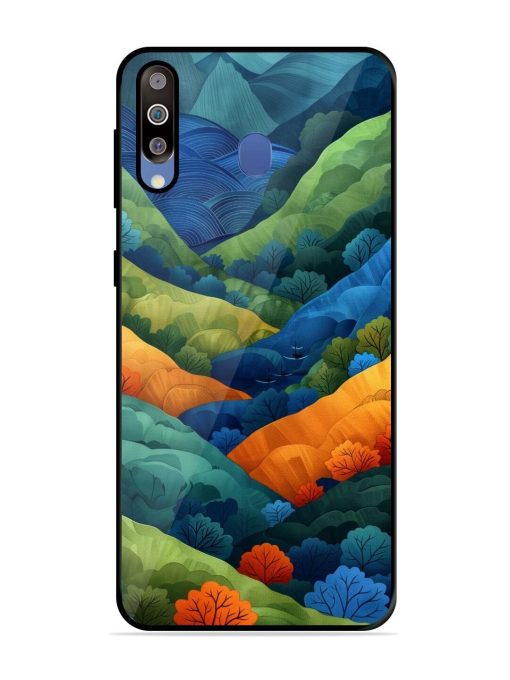 Serene Summits Glossy Soft Edge Case for Samsung Galaxy M30 Chachhi