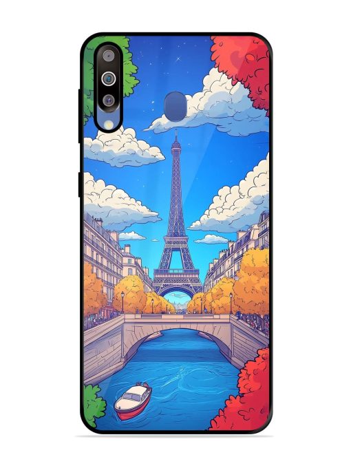 Parisian Panorama Glossy Soft Edge Case for Samsung Galaxy M30 Chachhi