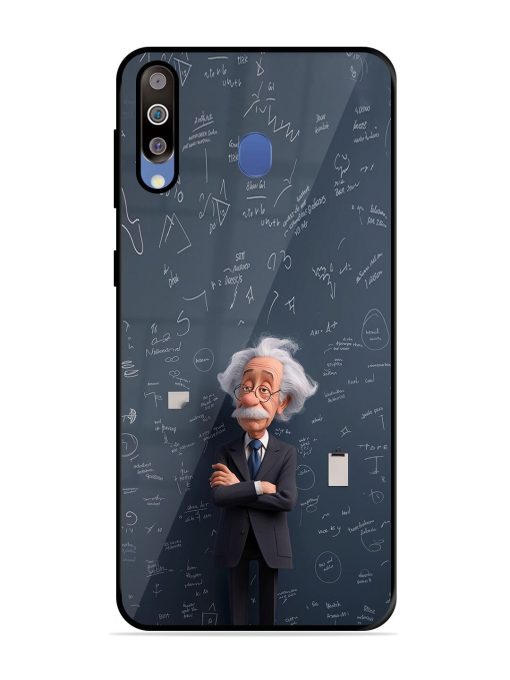 Albert Einstein Glossy Soft Edge Case for Samsung Galaxy M30 Chachhi