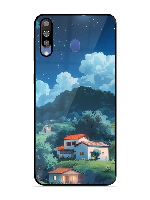 Peaceful Nightscape Glossy Soft Edge Case for Samsung Galaxy M30 Chachhi