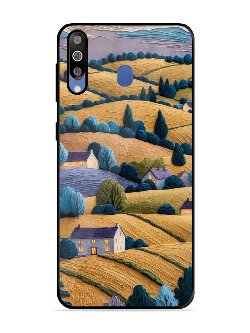 Rolling Hilltop Haven Glossy Soft Edge Case for Samsung Galaxy M30 Chachhi