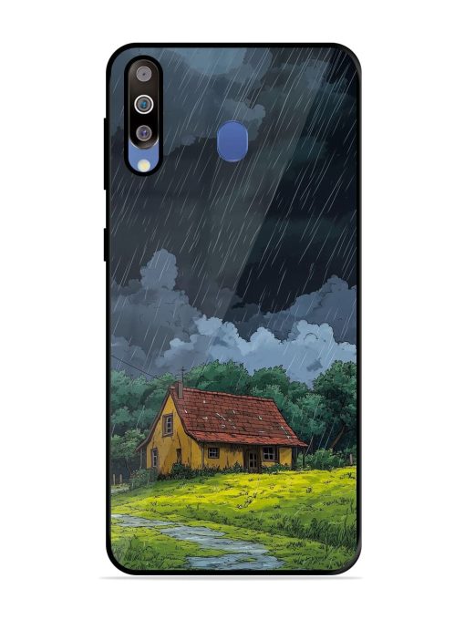 Rainy Day Retreat Glossy Soft Edge Case for Samsung Galaxy M30 Chachhi