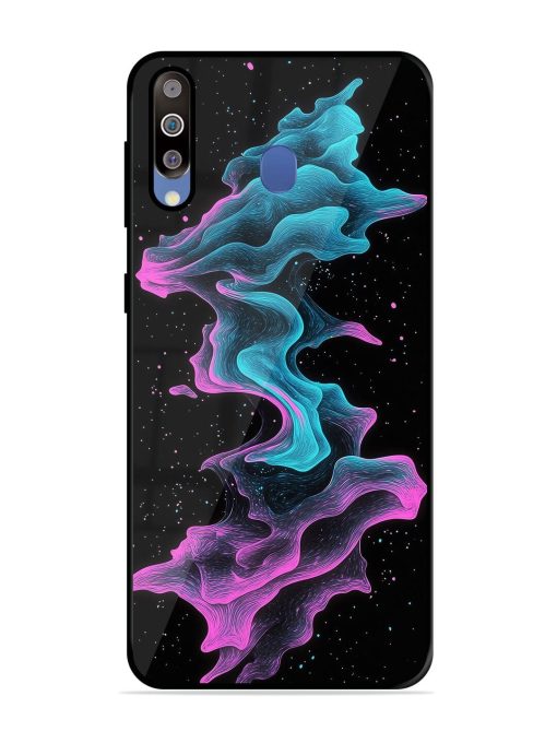 Cosmic Currents Glossy Soft Edge Case for Samsung Galaxy M30 Chachhi