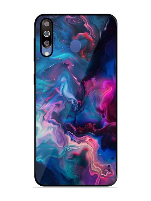 Cosmic Swirl Glossy Soft Edge Case for Samsung Galaxy M30 Chachhi