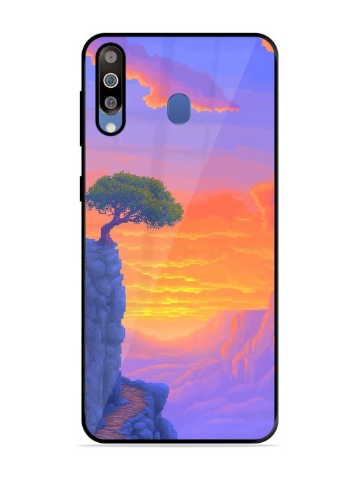 Cliffside Solitude Glossy Soft Edge Case for Samsung Galaxy M30 Chachhi