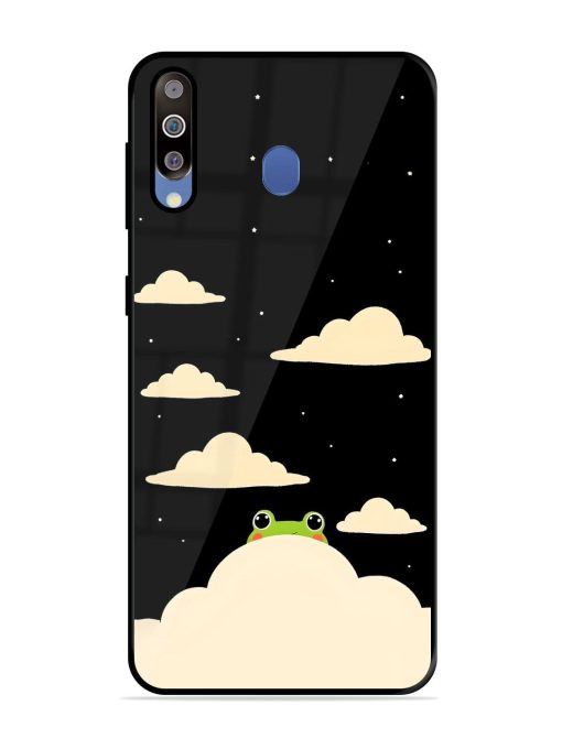 Froggy Night Sky Glossy Soft Edge Case for Samsung Galaxy M30 Chachhi