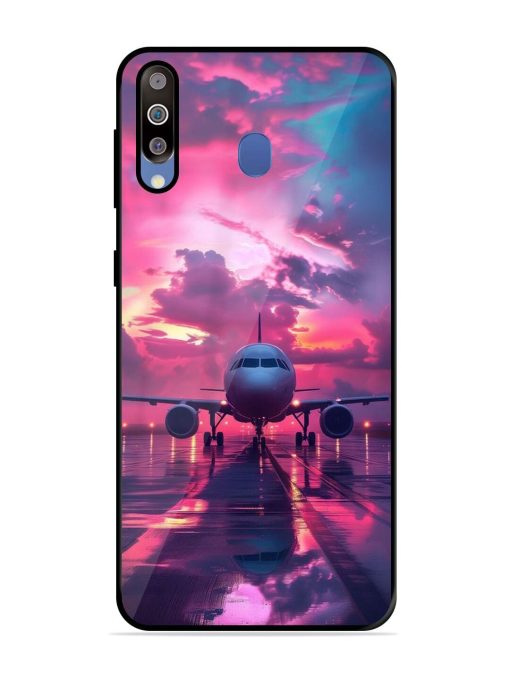 Neon Runway Glossy Soft Edge Case for Samsung Galaxy M30 Chachhi