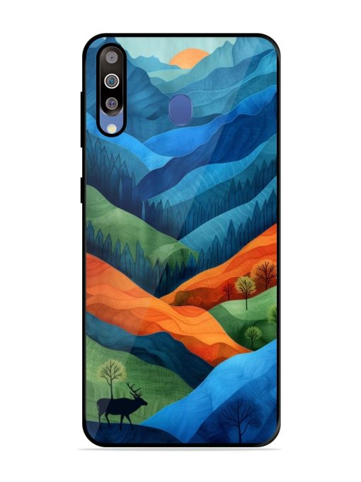 Layers Of The Land Glossy Soft Edge Case for Samsung Galaxy M30 Chachhi