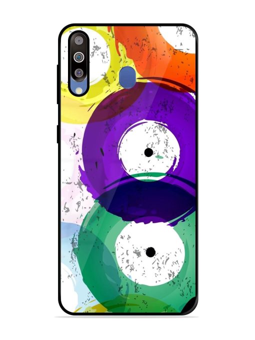 Vinyl Vibrations Glossy Soft Edge Case for Samsung Galaxy M30 Chachhi