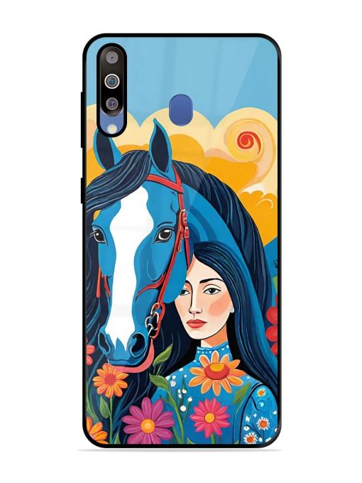 Equine Enchantment Glossy Soft Edge Case for Samsung Galaxy M30 Chachhi