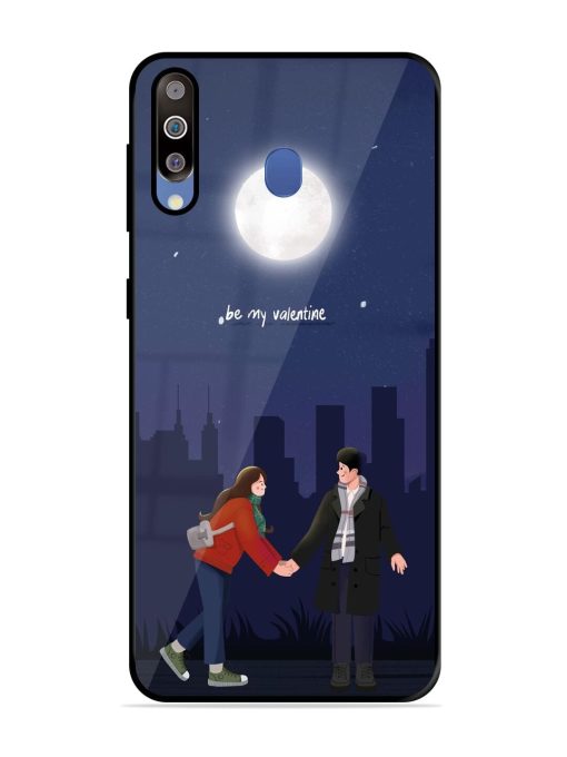 Moonlight Proposal Glossy Soft Edge Case for Samsung Galaxy M30 Chachhi