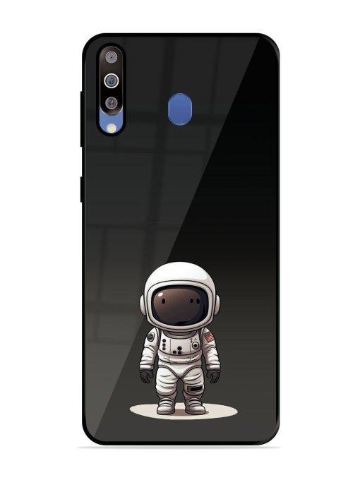 Neon Astronaut Glossy Soft Edge Case for Samsung Galaxy M30