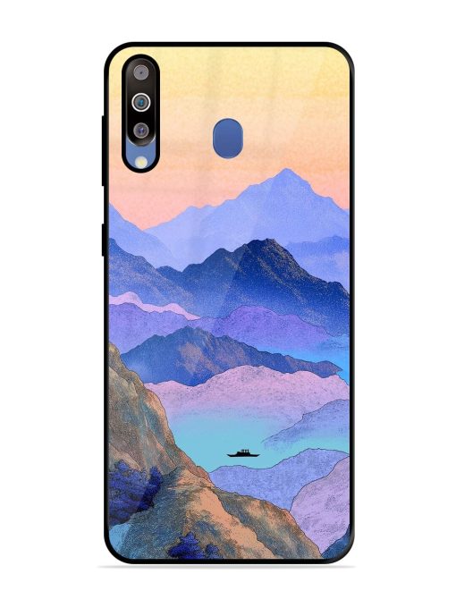 Mountain Mist Glossy Soft Edge Case for Samsung Galaxy M30 Chachhi