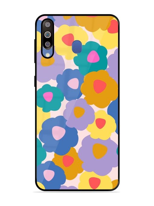 Flower Power Glossy Soft Edge Case for Samsung Galaxy M30 Chachhi