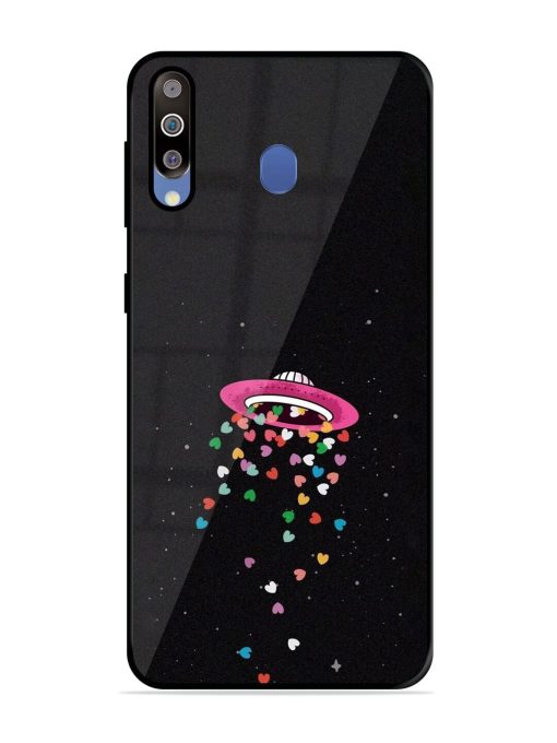 Love From Above Glossy Soft Edge Case for Samsung Galaxy M30 Chachhi