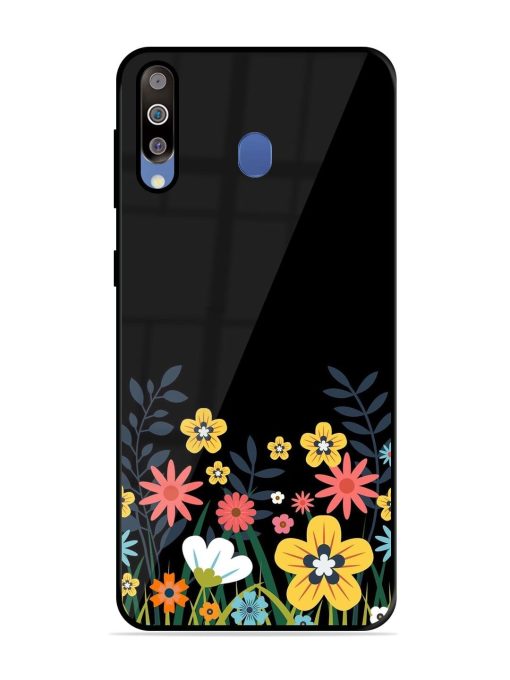 Floral Night Sky Glossy Soft Edge Case for Samsung Galaxy M30 Chachhi