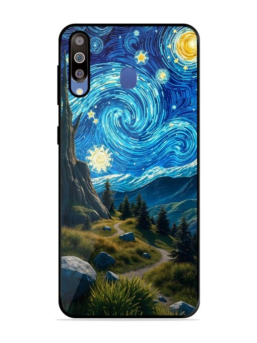 Starry Night In The Shire Glossy Soft Edge Case for Samsung Galaxy M30