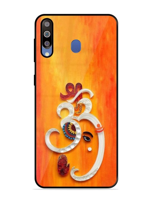 Ganesha In Quilling Art Glossy Soft Edge Case for Samsung Galaxy M30 Chachhi