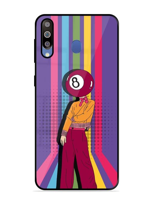 Eight Ball Fashionista Glossy Soft Edge Case for Samsung Galaxy M30 Chachhi