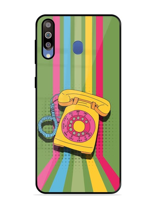 Retro Dialer Glossy Soft Edge Case for Samsung Galaxy M30 Chachhi