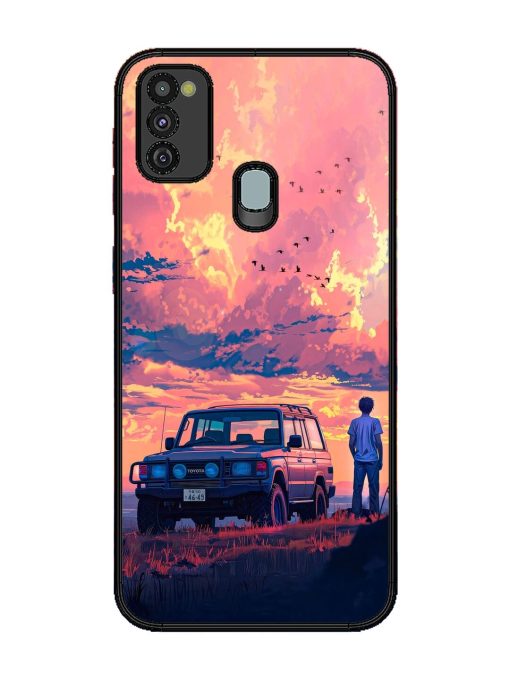 Solitude'S Horizon Glossy Soft Edge Case for Samsung Galaxy M30S Chachhi