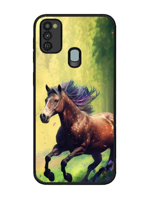 Enchanted Gallop Glossy Soft Edge Case for Samsung Galaxy M30S Chachhi