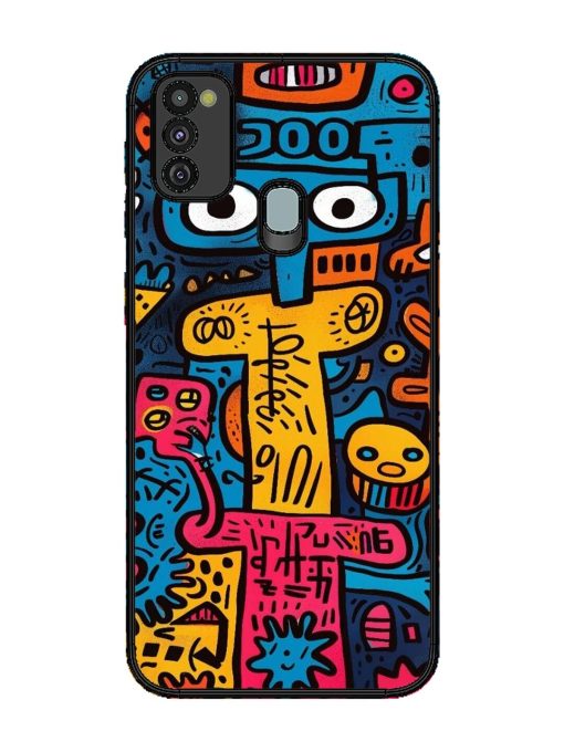 Doodletopia Glossy Soft Edge Case for Samsung Galaxy M30S