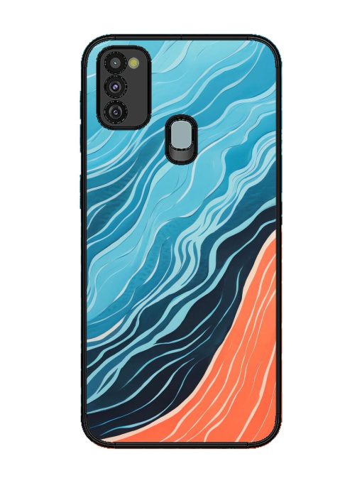 Oceanic Divide Glossy Soft Edge Case for Samsung Galaxy M30S Chachhi