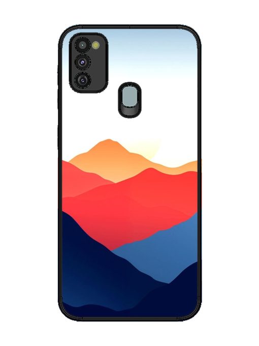 Sunset Peaks Glossy Soft Edge Case for Samsung Galaxy M30S Chachhi