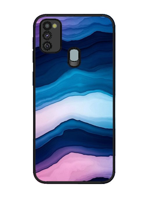 Oceanic Layers Glossy Soft Edge Case for Samsung Galaxy M30S Chachhi