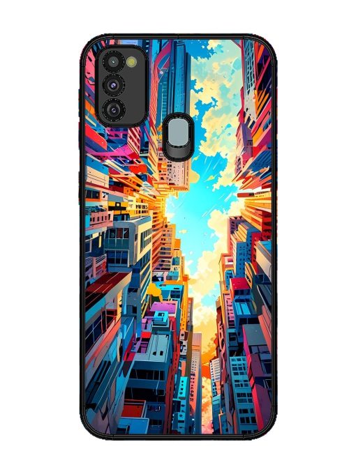 Skyward City Glossy Soft Edge Case for Samsung Galaxy M30S Chachhi