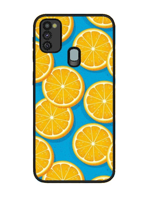 Citrus Symphony Glossy Soft Edge Case for Samsung Galaxy M30S Chachhi