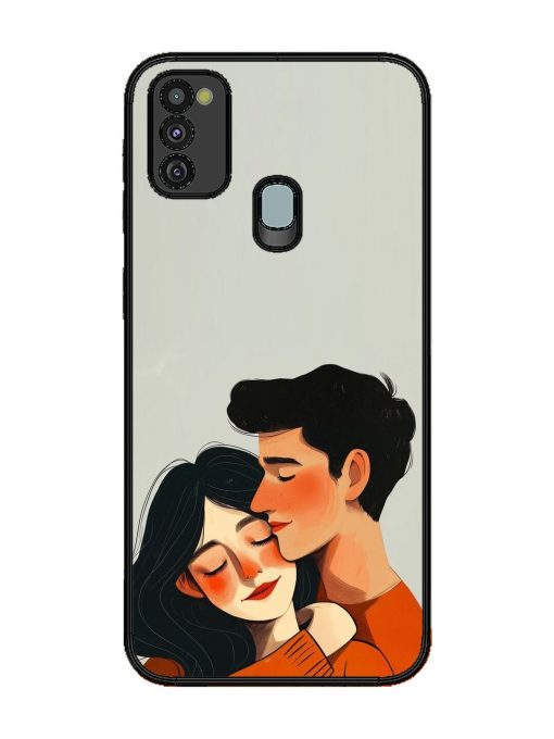 Craft Couples Glossy Soft Edge Case for Samsung Galaxy M30S Chachhi