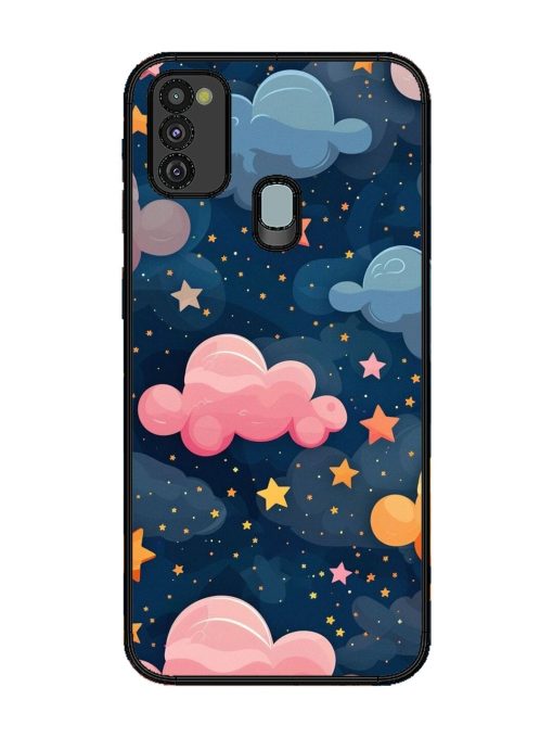 Twinkling Dreams Glossy Soft Edge Case for Samsung Galaxy M30S Chachhi