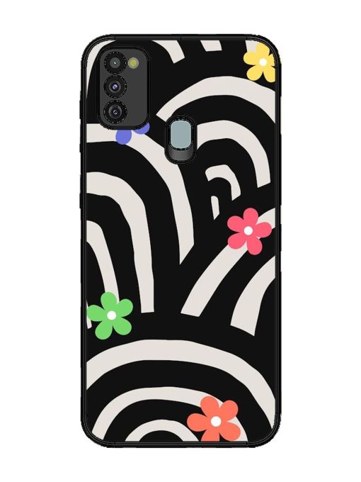 Rainbow Arcs Glossy Soft Edge Case for Samsung Galaxy M30S Chachhi