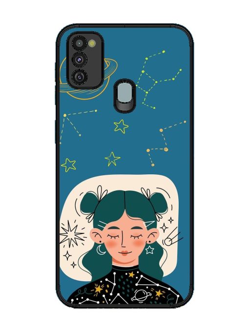 Cosmic Daydreamer Glossy Soft Edge Case for Samsung Galaxy M30S Chachhi