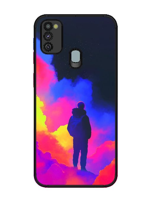 Cosmic Wanderer Glossy Soft Edge Case for Samsung Galaxy M30S Chachhi